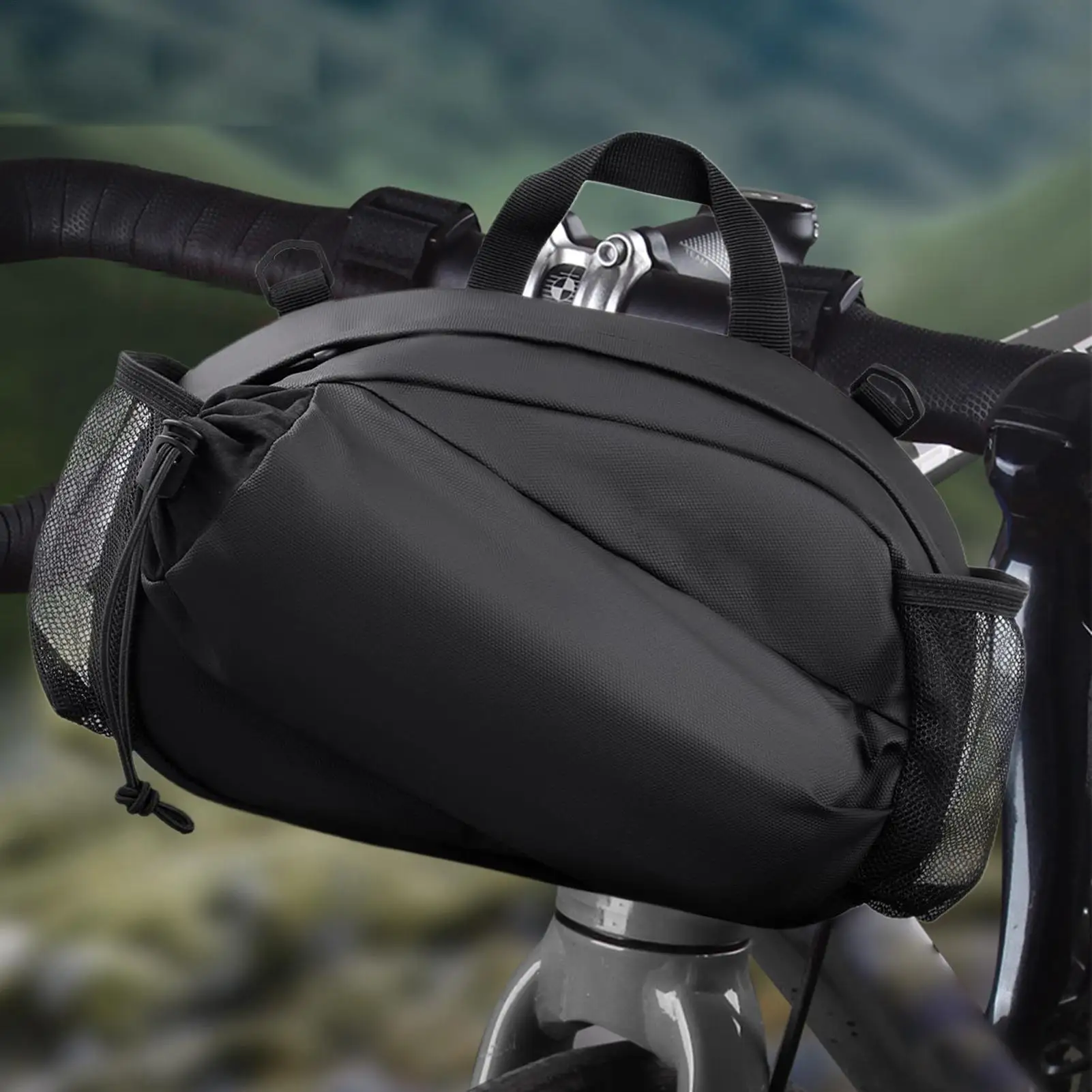 

Bike Handlebar Bag Bike Storage Bag Handlebar Waterproof Handle Bar Storage Pouch Pack Cycling Accessories For Travel Road