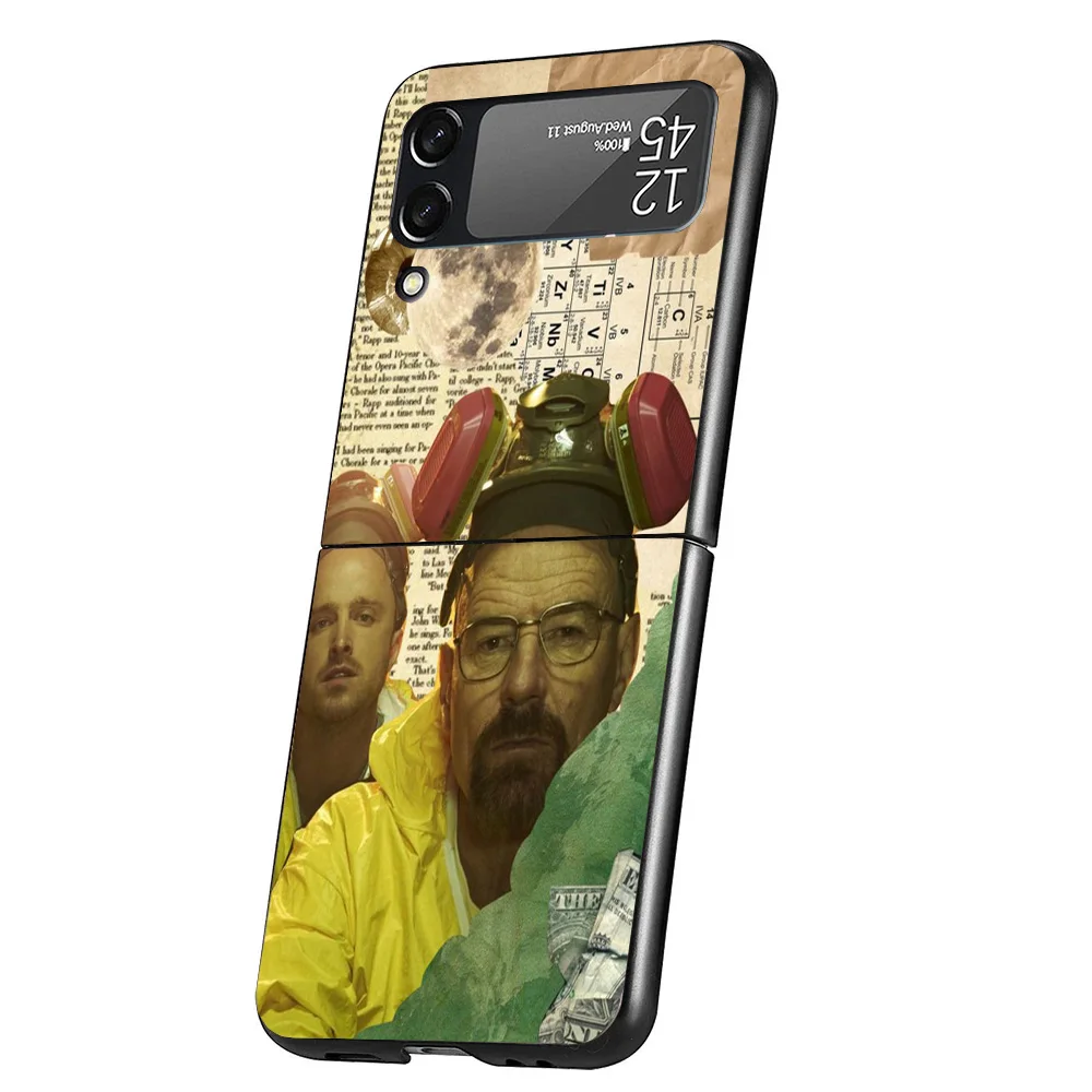 Breaking Bad TV Case Phone Cover for Samsung Galaxy Z Flip 6 5 4 3 5G ZFlip6 ZFlip5 ZFlip4 ZFlip3 Black Hard Trend Fundas