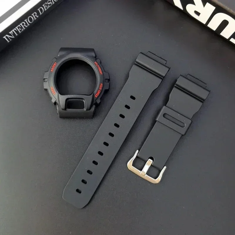 Silicone Cover Case Band For Casioak GW-6900A G-6900B GLX-6900GB GLS-6900 Resin Replacement Strap For DW6900 DIY Accessories