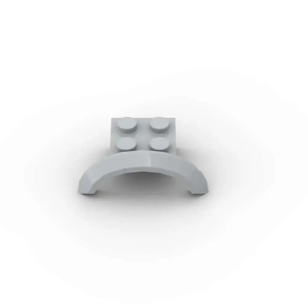 Moc 10 pçs parte tijolos 98282 28579 paralama 4x2 1/2x1 blocos de construção kit arco arredondado veículo partícula quebra-cabeça brinquedo crianças presentes