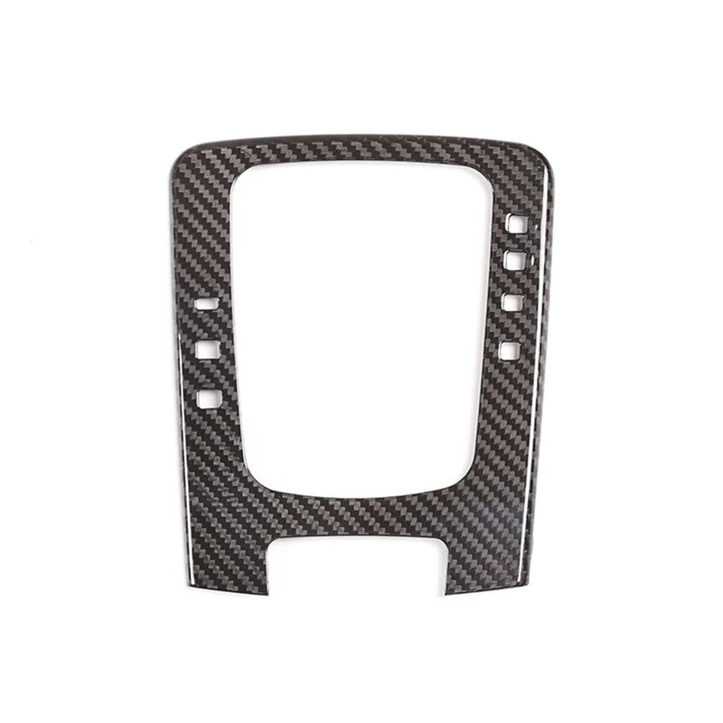 For 911 718 2012-2019 Dry Carbon Fiber Center Control Gear Panel Cover Trim Sticker Decoration Car Accessories