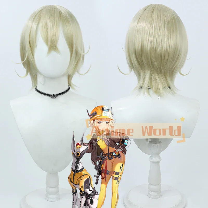 

Nikke Goddess of Victory Liter Cosplay Wig Synthetic Hair Halloween Role Play Party Carnival Wig Cap