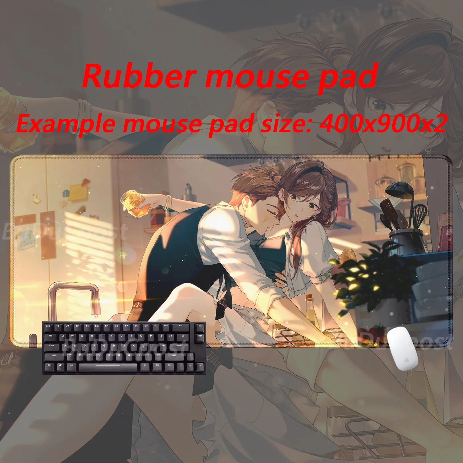 Many people like it Tears of Themis High definition printing Mechanical Keyboard XXL Locking Large games accessories Mouse pad