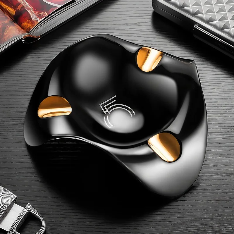 

Керамическая пепельница для сигар с тремя отделениями, большая, для сигар с большим диаметром