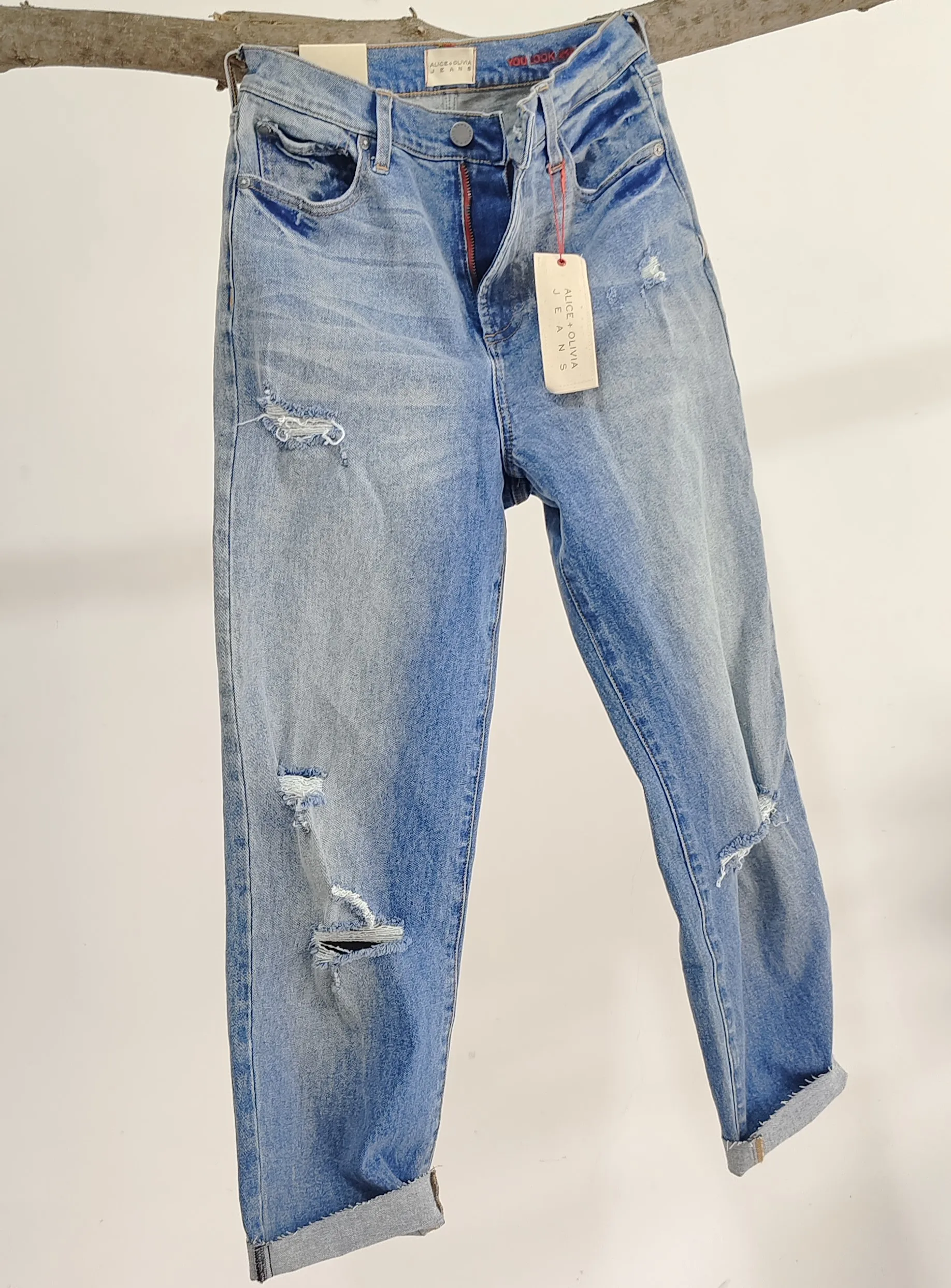 2024 Hip hop rock strappati estetici jeans elasticizzati da donna pantaloni a gamba dritta stile street retrò Y2K