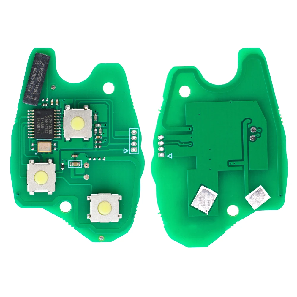 KEYECU Replacement Remote Key Fob 2 Buttons Uncut VAC102 433mhz PCF7946A For LADA Largus 2012 2013 2014 2015 2016 2017 2018 2019