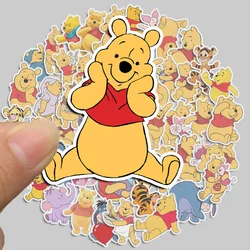 MINISO Cartoon Winnie The Pooh Stickers Luggage Sticker Notebook Waterproof DIY Manual Account Decoration Sticker