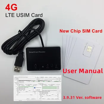 OYEITIMES LTE WCDMA ICCID SIM USIM 4G kart okuyucu yazar programcısı 5 adet boş programlanabilir kart + SIM kişiselleştirin araçları