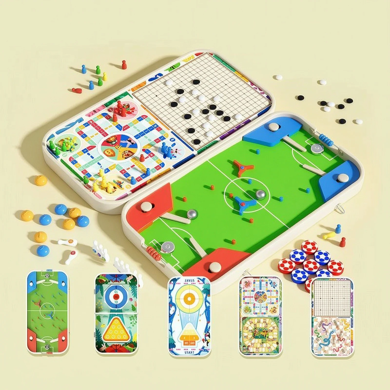 Football Board Game Fast-Paced Tabletop Football Game Rectangular Competitive for Families, Indoor Entertainment, Playrooms