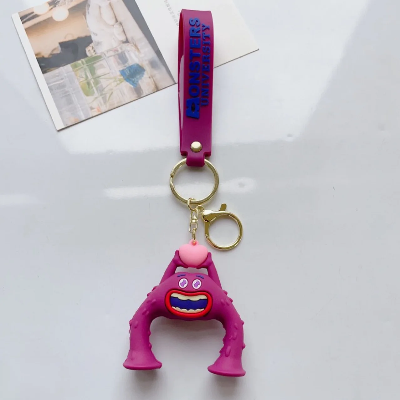 Disney Cute Cartoon Monsters University Keychain Pendant Car Backpack Accessories Special Gift for Kids Friend