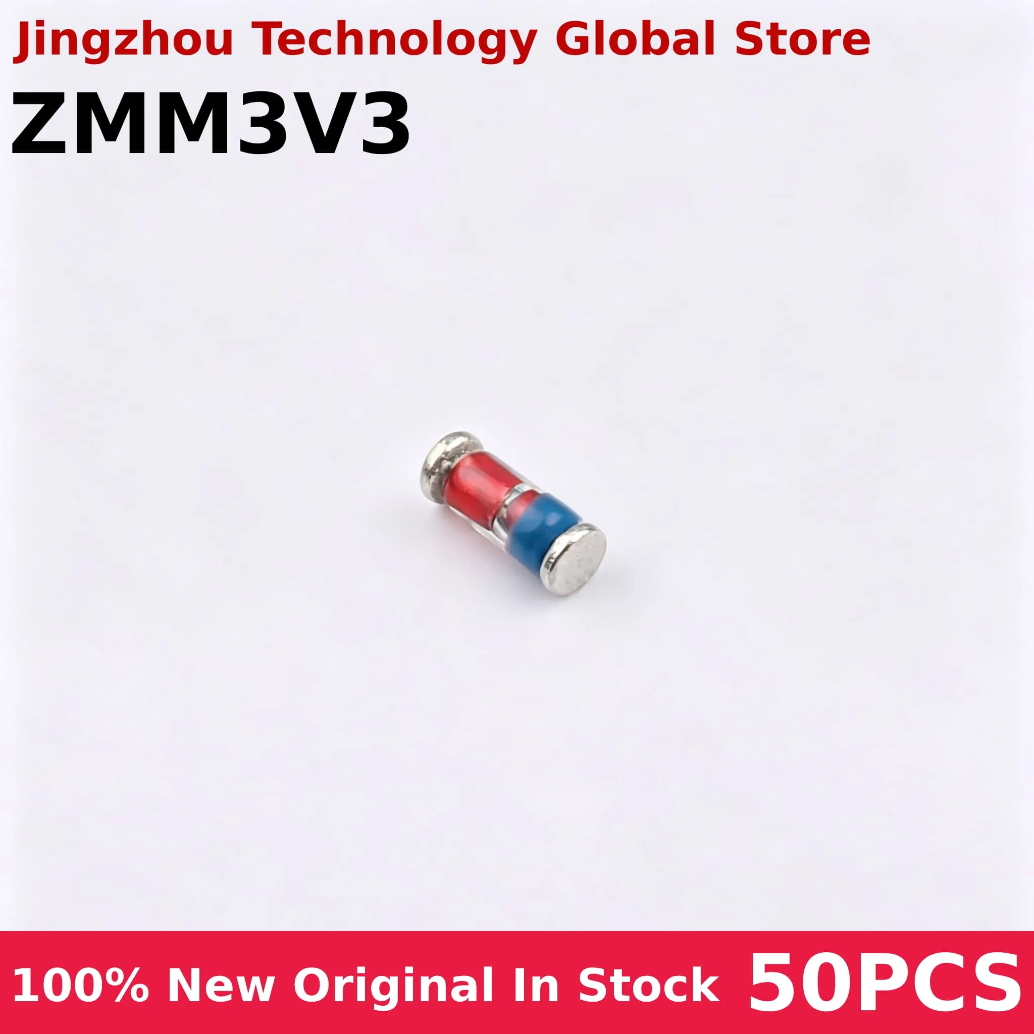 100% New 50PCS Zener Diode ZMM3V3 SMD diode Chip Wholesale