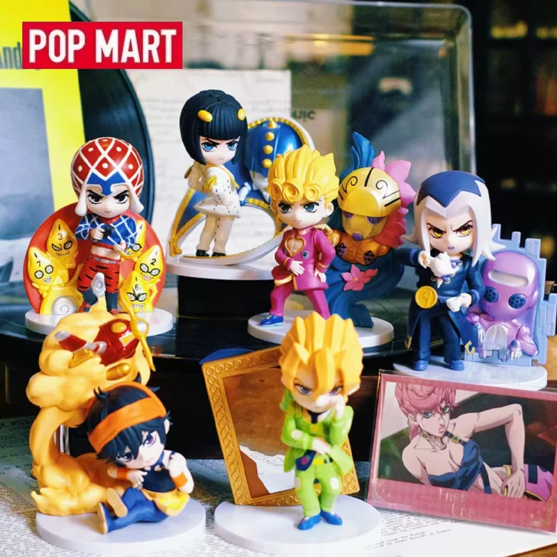 

POP MART GONG JOJO's Bizarre Adventure Golden Wind Series Mystery Box Genuine Blind Box Guess Bag Original Toys Doll Cute Anime