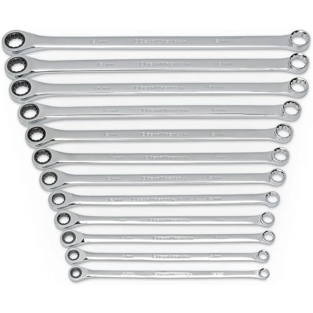 

12 Pc. Gearbox XL Ratcheting Wrench Set, Metric - 85988