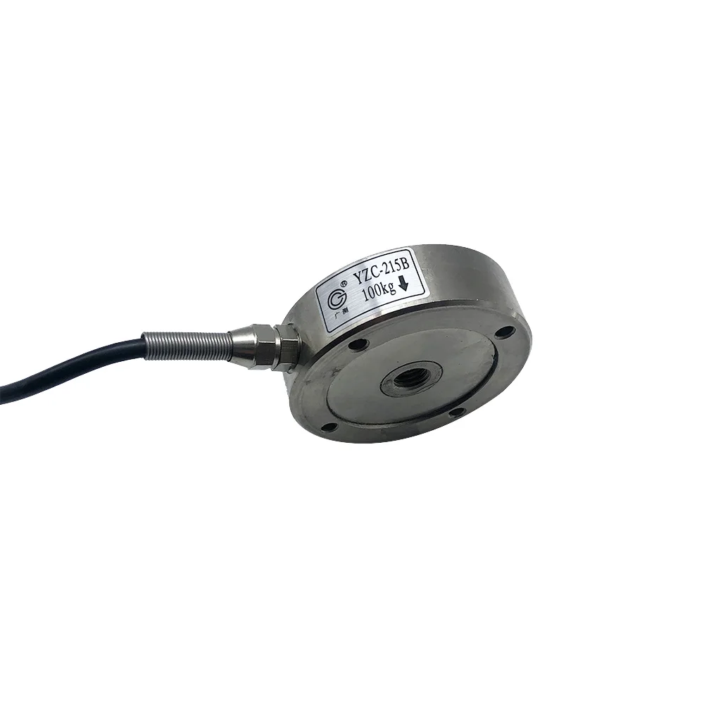 2026 100kg 200kg Spot High Precision Load Cell YZC-215B 500kg Weighing Sensor for Testing Machine Weighing