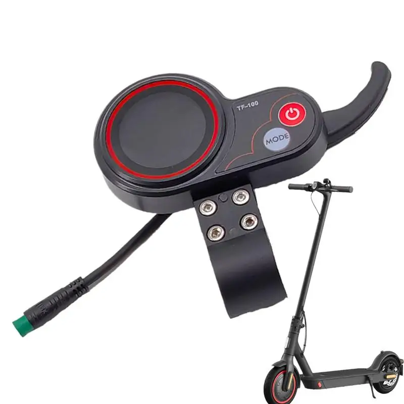 TF-100 5Pin/6pin Electric Scooter LCD Instrument Throttle Controller Power Switchs Throttle Scooter Finger Hook Accelerator