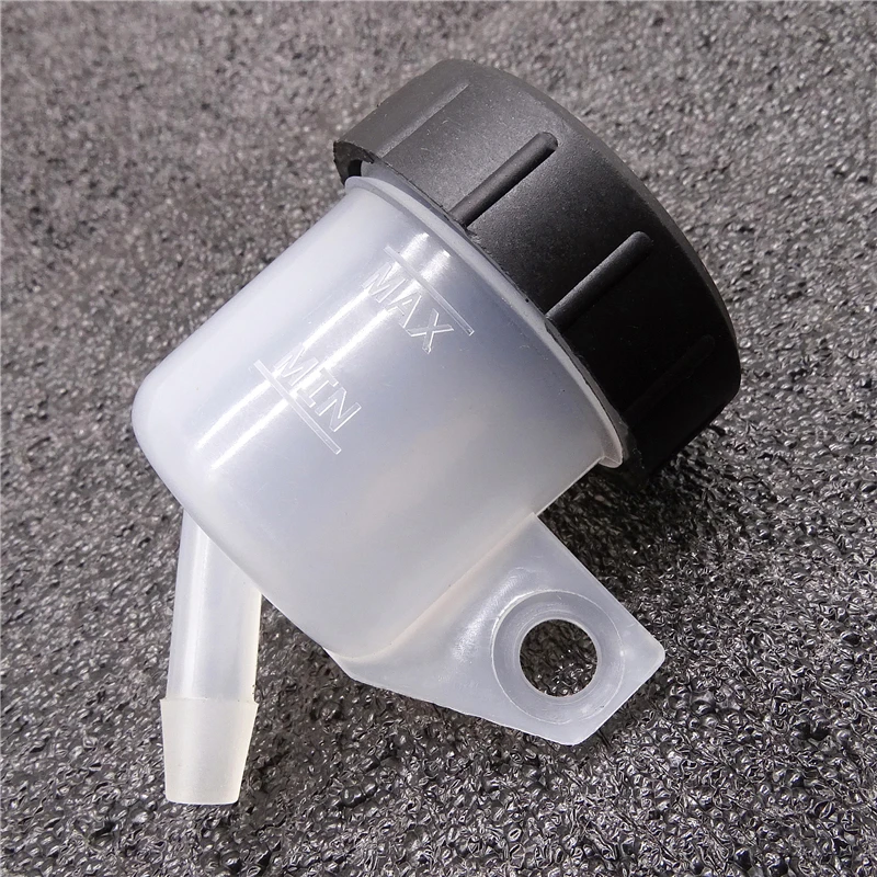 Motorcycle Front Brake Fluid Oil Reservoir Tank Cup Clear Oil Cup Fluid Bottle For YAMAHA YZF R1 R6 2005-2016 MT-01 2005-2012