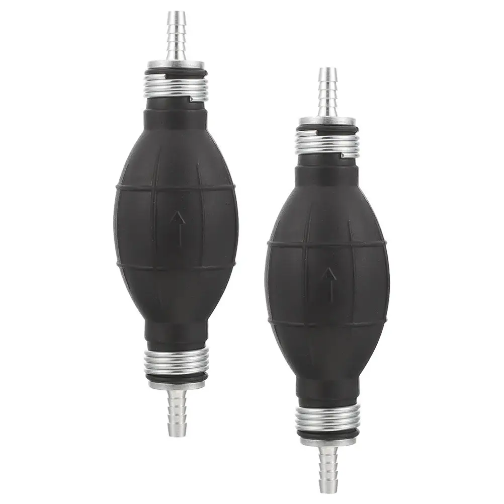 

2Pcs Hand Oil Pump Fluid Transfer Squeeze Bulb Portable Pump for Automotive Marine Boat Fuel Extraction