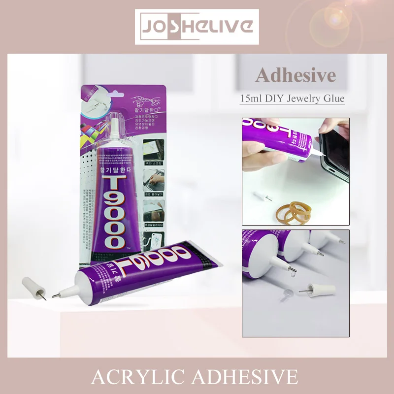 غراء لاصق عالمي ، 15 ، لون شفاف ، لشاشة lcd تعمل باللمس ، هاتف محمول ، أقراص صناعية ، مجوهرات ، سيراميك ، تصنعه بنفسك