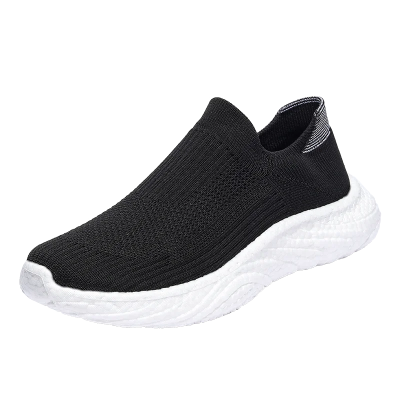 

Mens Non Slip Walking Sneakers Lightweight Breathable Slip on Running Shoes Athletic Gym Tennis Shoes for Men