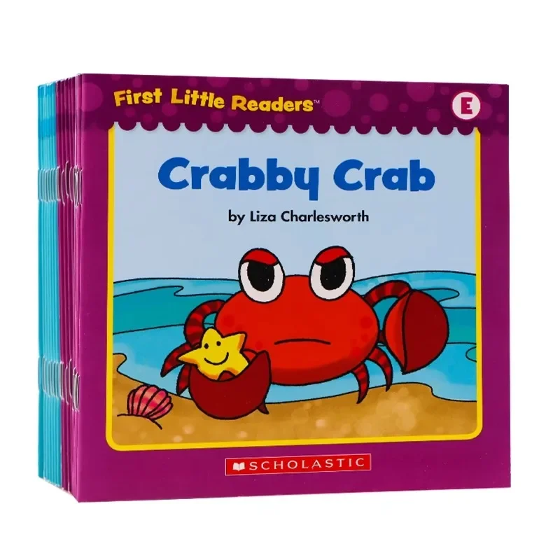 16 books/set, First Little Readers Level E&F, Children's books aged 4 5 6 7 8 English Reading book, Picture Books HJ-025