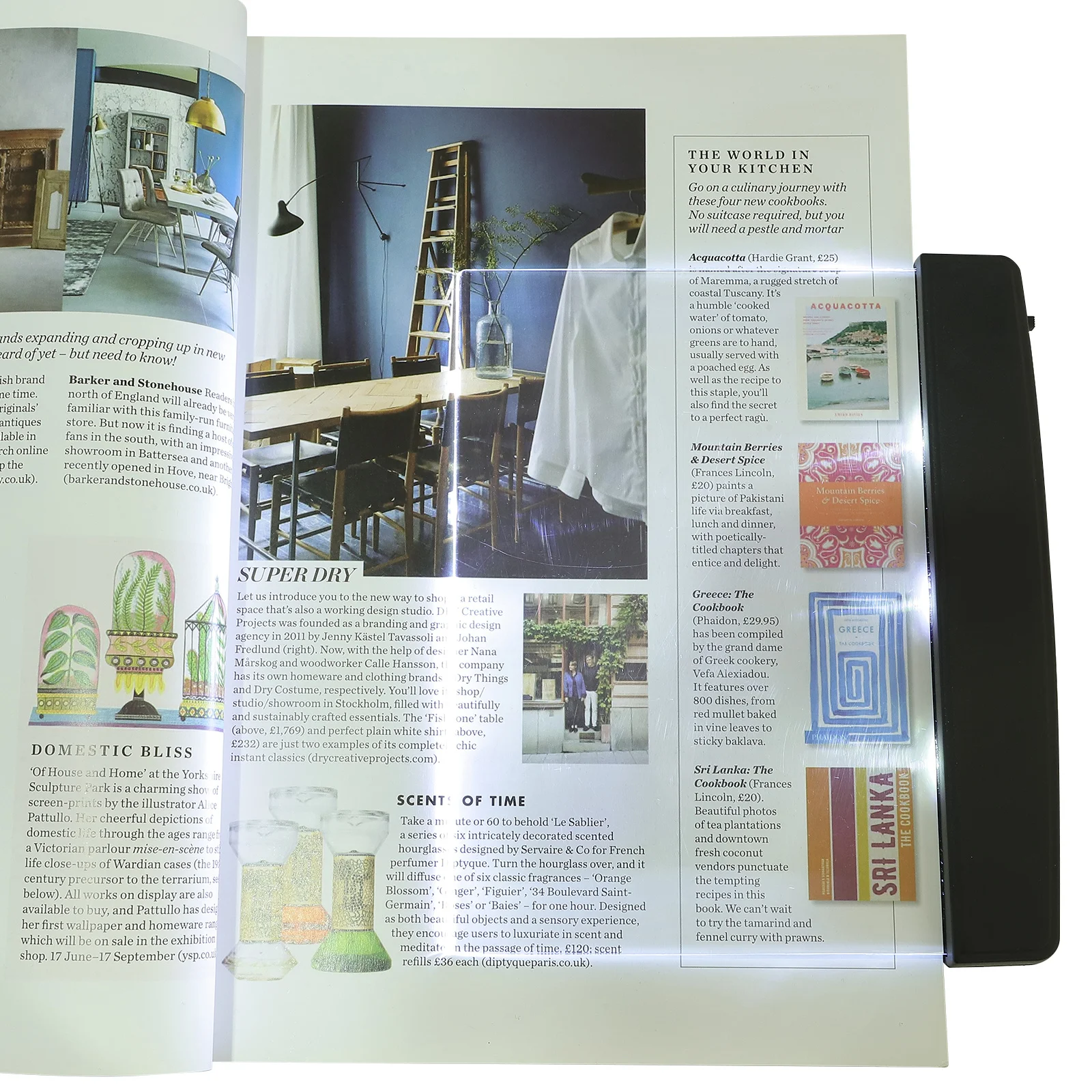 

Eye Protection Reading Light Clip On Book Light Night Use Panel Page Lamp Operated Indoor Lighting