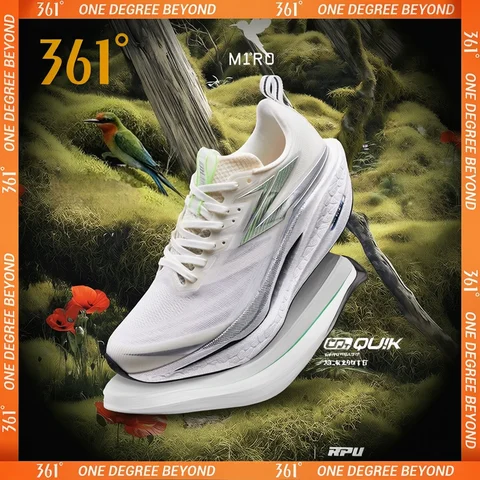361 Degrees Flame 4 ET Men's Running Shoes Racing Marathon Rebound Breathable Cushioning Male Sneakers 672612223
