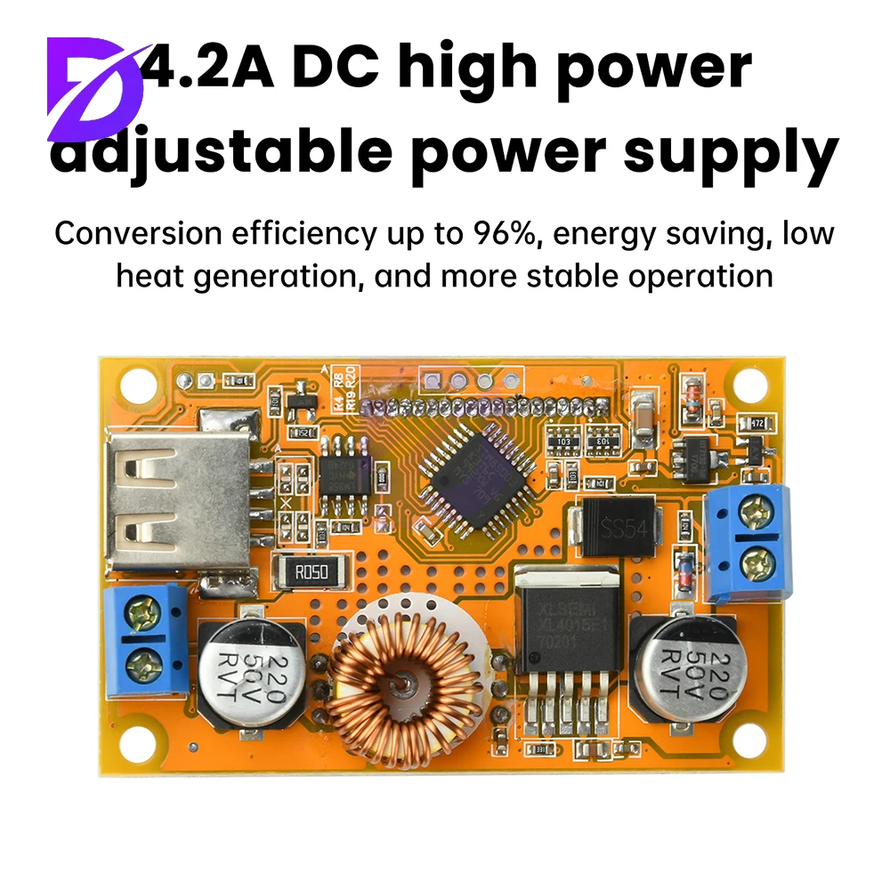 DC-DC 8v-36v a 1.25v-32v 4.2a display digital ajustável de alta potência step-down módulo de alimentação tela lcd de corrente de tensão constante