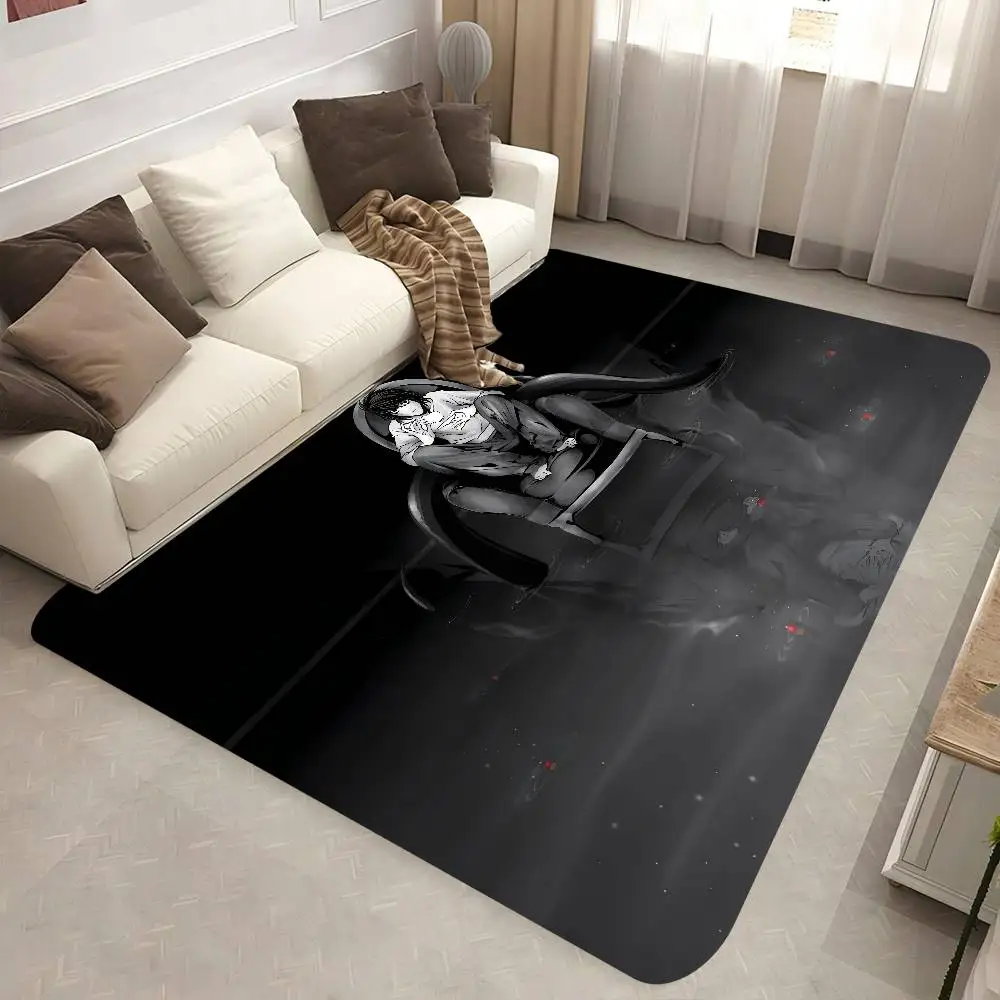 

Коврик для входной двери Death Note в скандинавском стиле, коврик для спальни, гостиной, домашний балкон, противоскользящий современный домашний декор