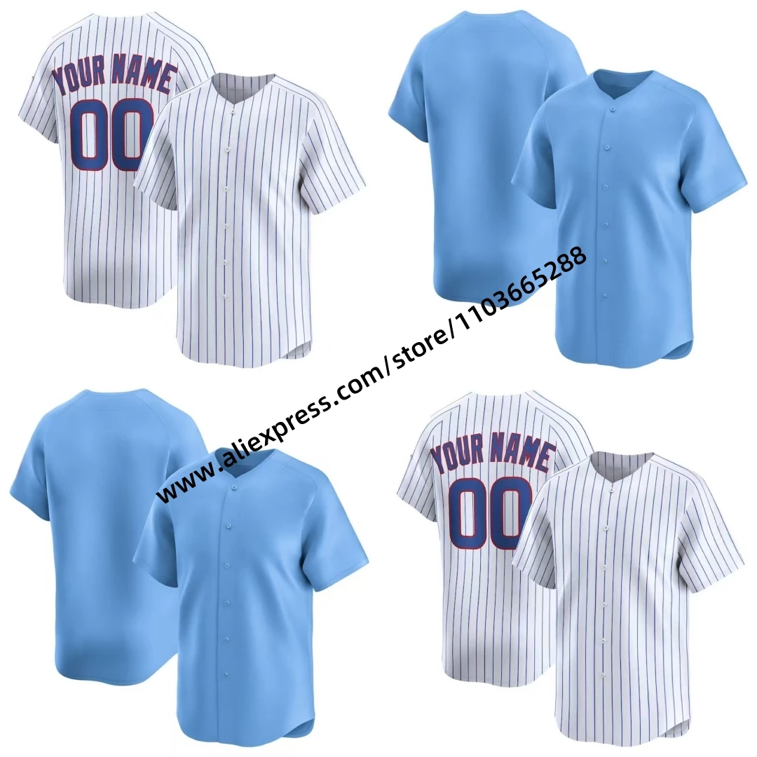 

Wholesale Stitched Chicago Baseball Jersey Men Youth Softball Wear High Quality