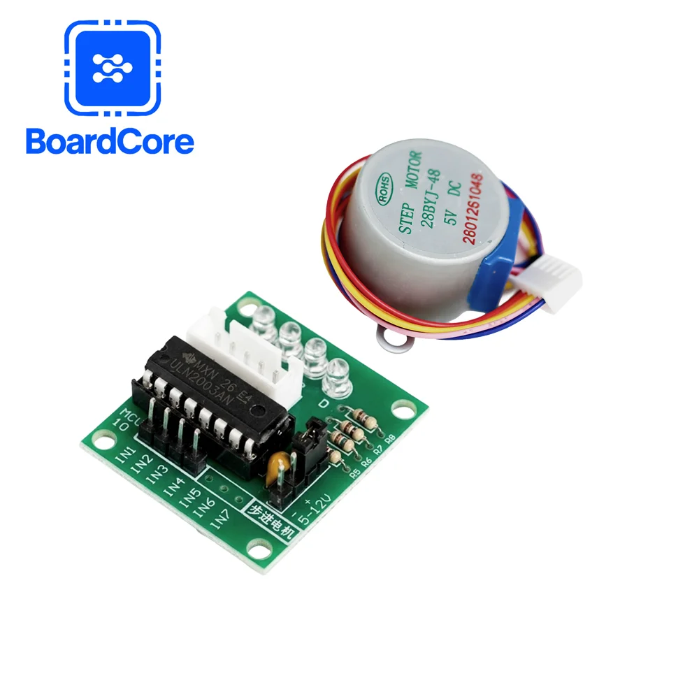 DC 5V 28BYJ-48 Stepper Motor Kit  4 Phase Step Motor + ULN2003 Driver Board for Arduino Raspberry Pi DIY Projects