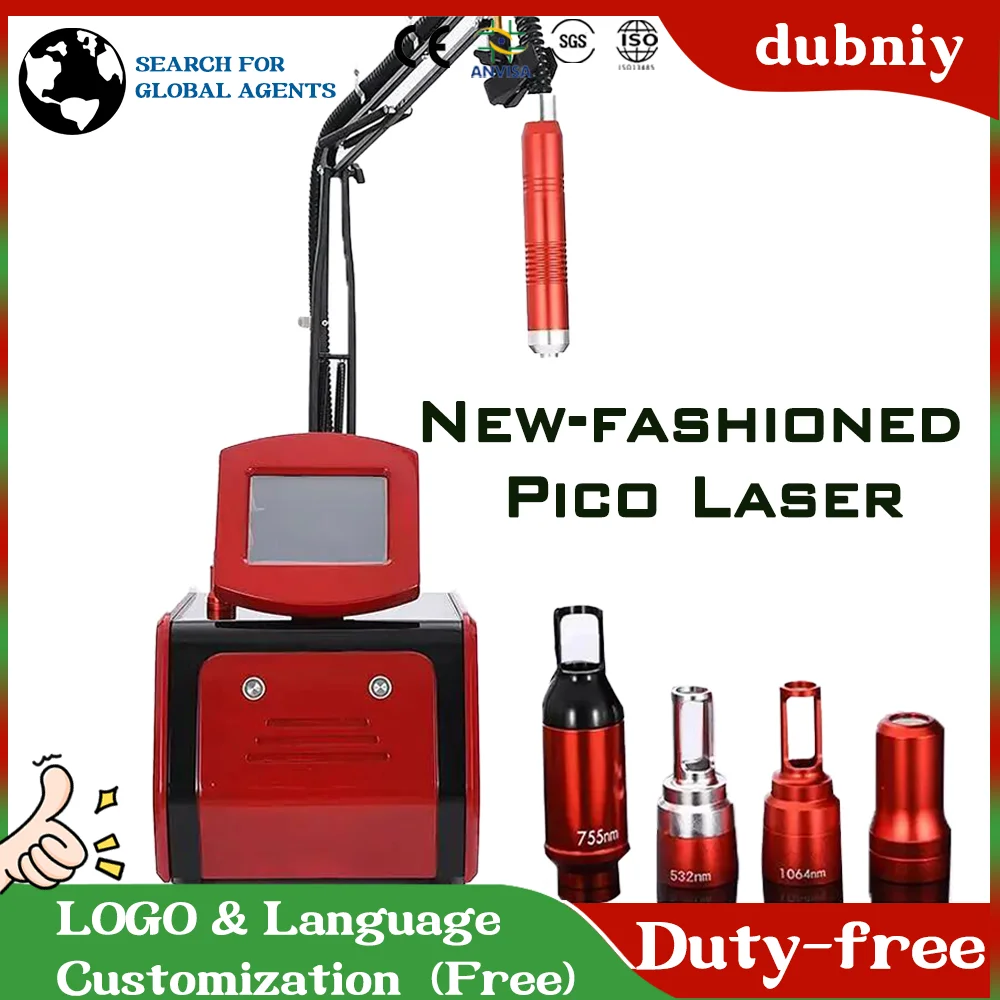 

Portable Pico Laser Picosecond Laser For Sure All Pigment Melasma Removal And Tattoo Removal 755nm 1064nm 532nm 1320nm