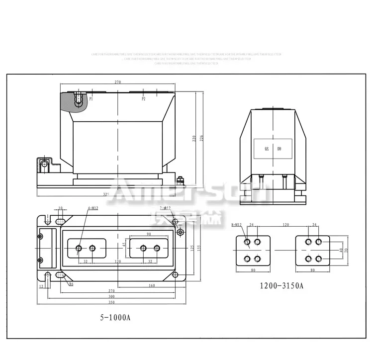 Amerson LZZBJ9-10A Spanningstransformator 10kV hoogspanningsstroomtransformator 200/5 0,5 klasse 0,2s