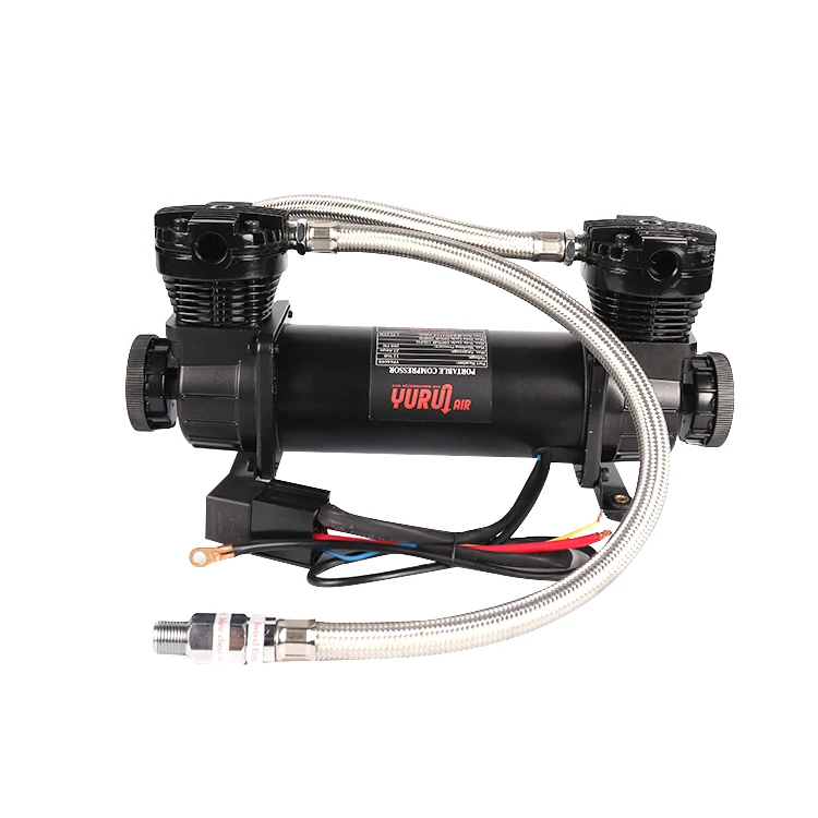 Hot Sale 12v Professional Portable Auto air Suspension Compressor Pump Car 4x4 Accessories off Road airbag Inflators for Car