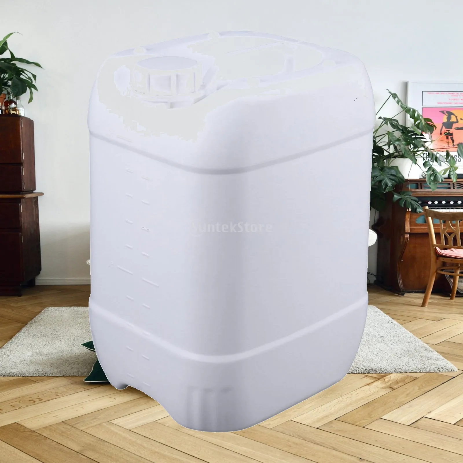 Stackable PETG Water Tank Large Camping Water Bottle Carrier Outdoor Bucket for Hiking Travel Emergency Supplies