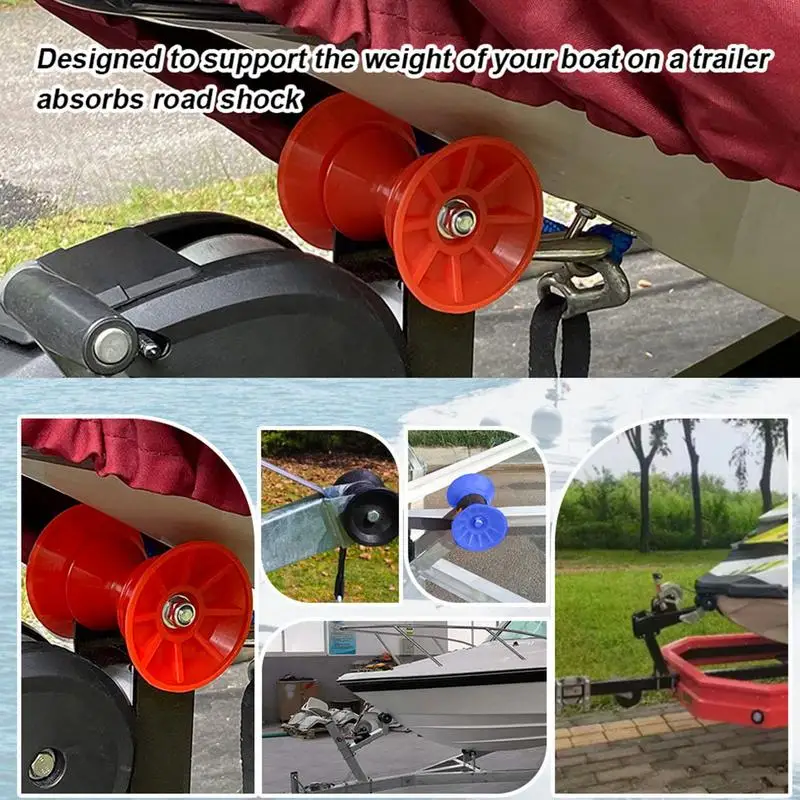 Boat Trailer Roller Sturdy Boat Trailer Front Roller Boat Trailer Roller Assembly Rustproof Boat Ramp Rollers Boat Trailers