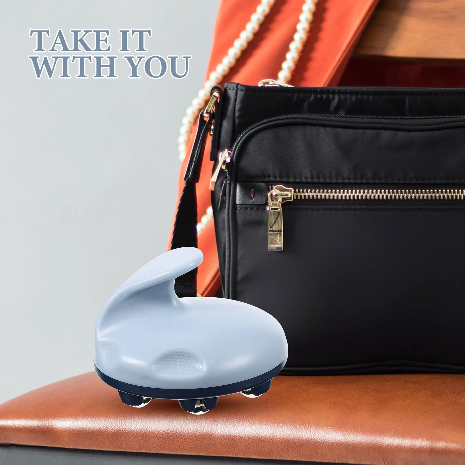 

Массажный ролик для ухода за все тело, материал ABS, компактный, легкий, портативный, для шеи, спины, ног, расслабление мышц, многоразовый