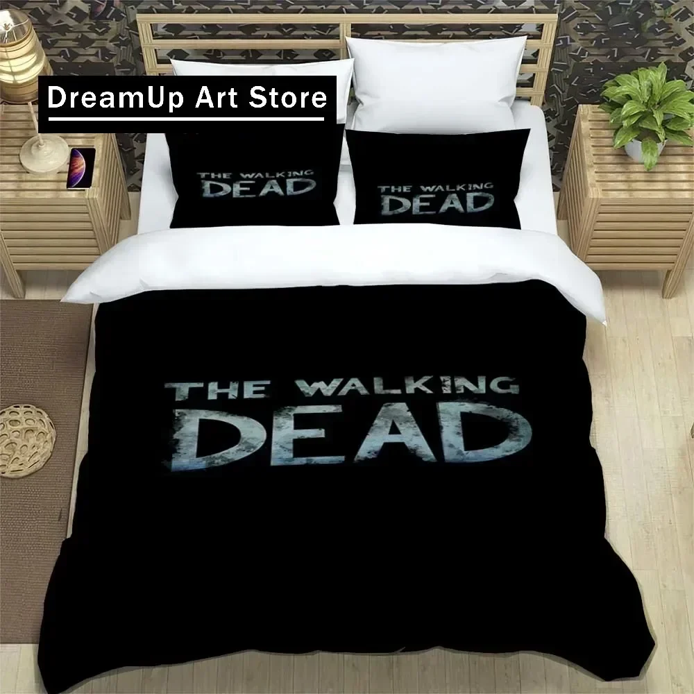 affiche-the-walking-dead-draps-housses-de-couette-literie-dortoir-draps-trois-pieces-ensemble-de-literie-trois-pieces-doux-chaud-ensemble-de-literie