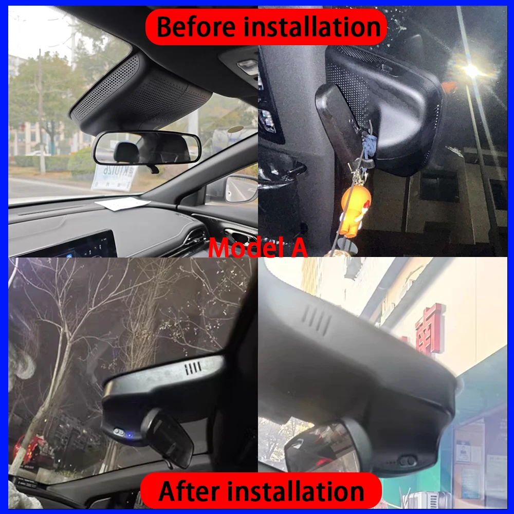 HighCam for Dodge Attitude Trumpchi GAC Empow 2021-2025 OEM 4K DVR Dash Cam Front Rear Camera WiFi Video Recorder Plug and Play