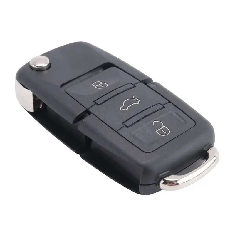 Reliable-Car Remote Key For Xhorse XKB501EN Universal Wire Remote Key Flip Fob 3 Buttons For VW B5 Type VVDI Key Tool