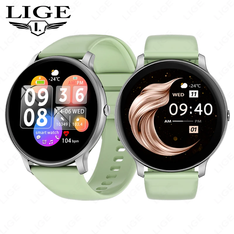 

LIGE New Smart Watch Women Men Bluetooth Call Sports Fitness Watches Heart Rate Health Monitor Smartwatch Ladies For Android iOS