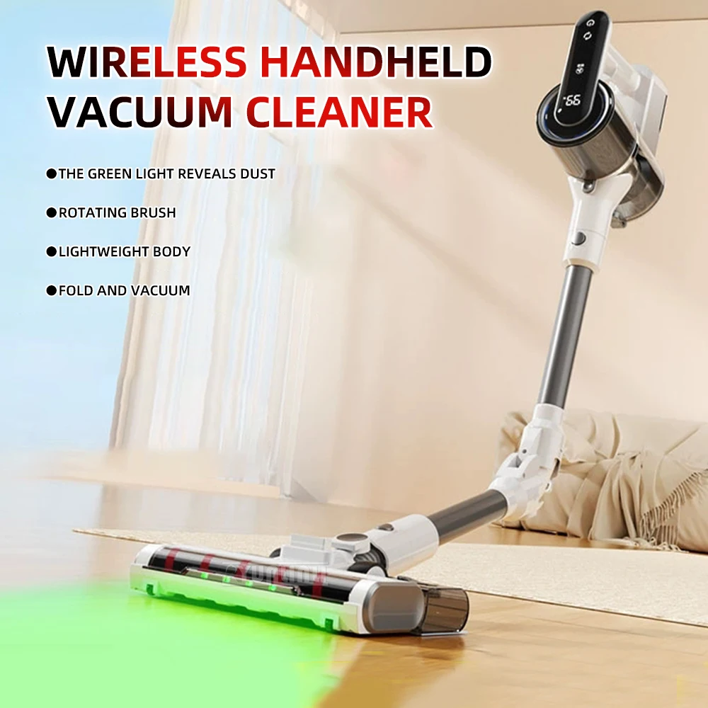 SLMY-2503 Wireless Handheld Folding Vacuum Cleaner 24V High Suction Household Portable Upright Cleaner for Home Use