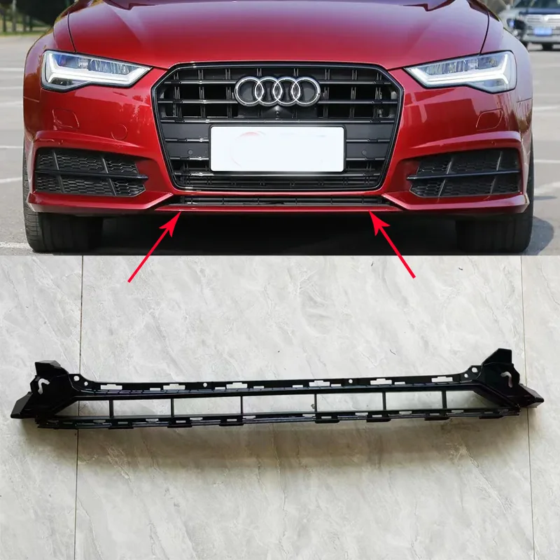 

Нижняя решетка бампера для Audi A6 C7PA 2018 Sline, передняя нижняя вентиляционная решетка, спортивная версия, сетчатая нижняя решетка