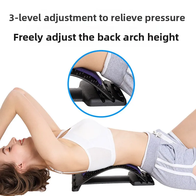 Lumbar Spine Traction Device Home Use Waist Massager Spinal Correction Back Stretching Device Waist Support Instrument