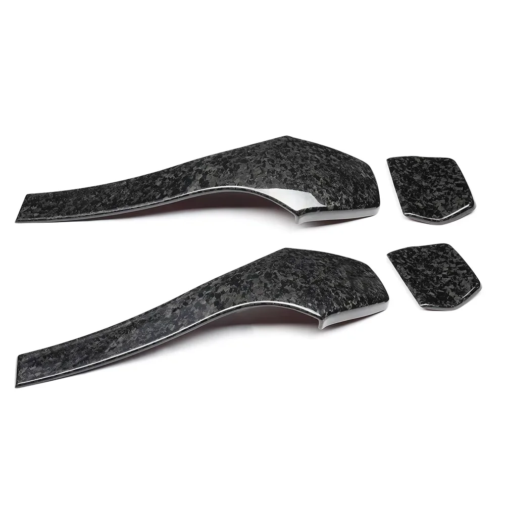 For BMW M3 F80 M2 F87 M4 F82 LCI 2014-2019 Dry  carbon fiber front seat back cover interior trims decoration parts Set of four