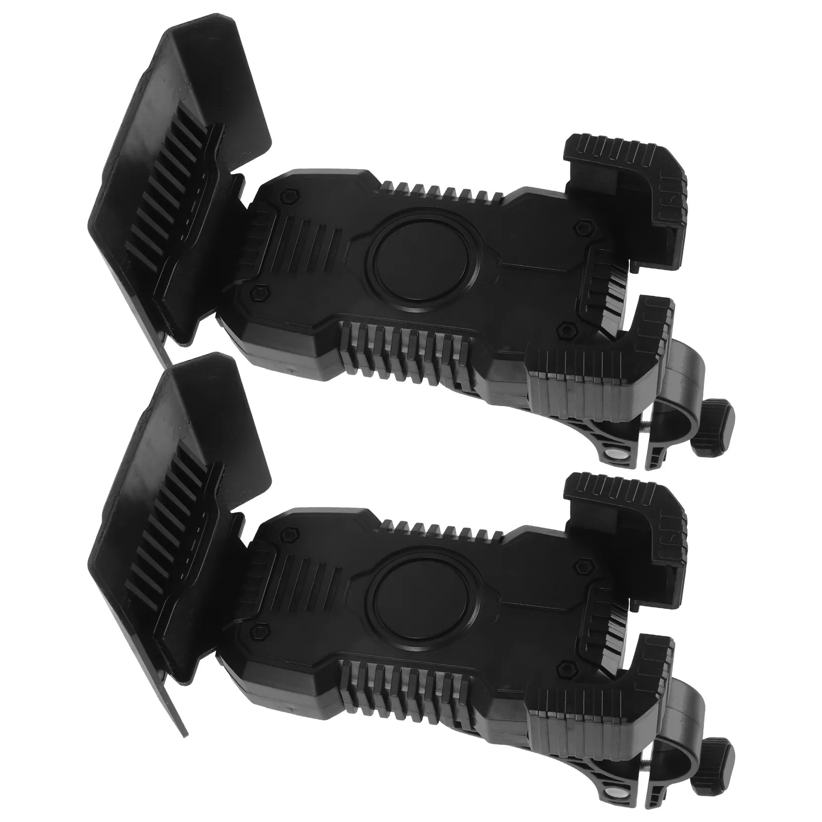 

2Pcs Shockproof Bike Phone Mount Holder Universal Adjustable Handlebar Phone Mount for Scooter Motorcycle Bicycle Navigation