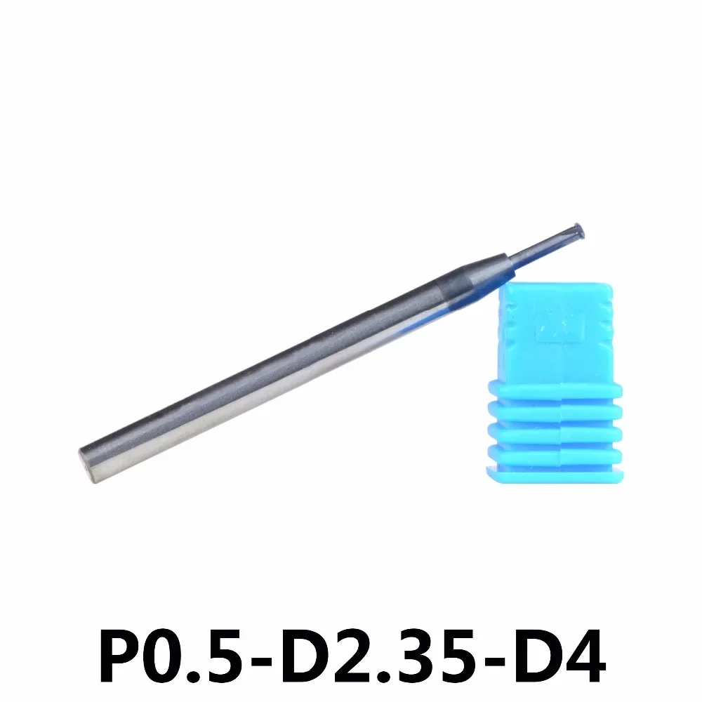 1pc P0.5xd2.35xD4 carbide carbide alloy Single teeth thread milling cutter threading end mills single tooth cutting tools