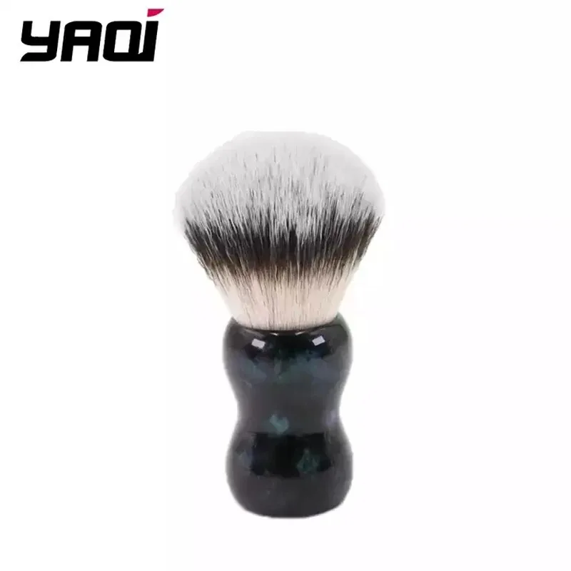 YAQI Night Emerald 26mm Synthetic Hair Resin Handle Men Wet Shaving Brush