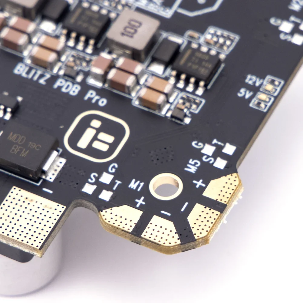 يدعم iFlight BLITZ PDB Pro مدخل LIPO 4-8S مع فتحة تثبيت 35*35 مللي متر لأجزاء طائرات بدون طيار FPV X-CLASS/Cinelifter