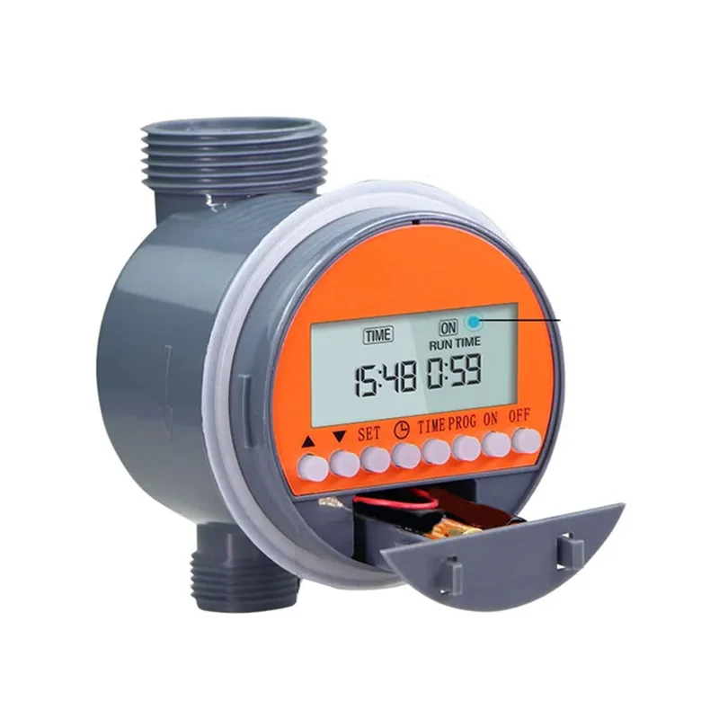 

ABFU-Garden Ball Valve Water Timer For Outdoor Greenhouse For Flower Plant Timing Drip Valve Programmable Irrigation Controller
