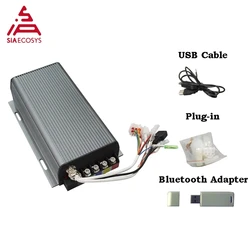 Sabvoton-controlador de onda sinusoidal para Motor BLDC, adaptador Bluetooth para patinete eléctrico, SVMC72200, 72v, 200A, 72200